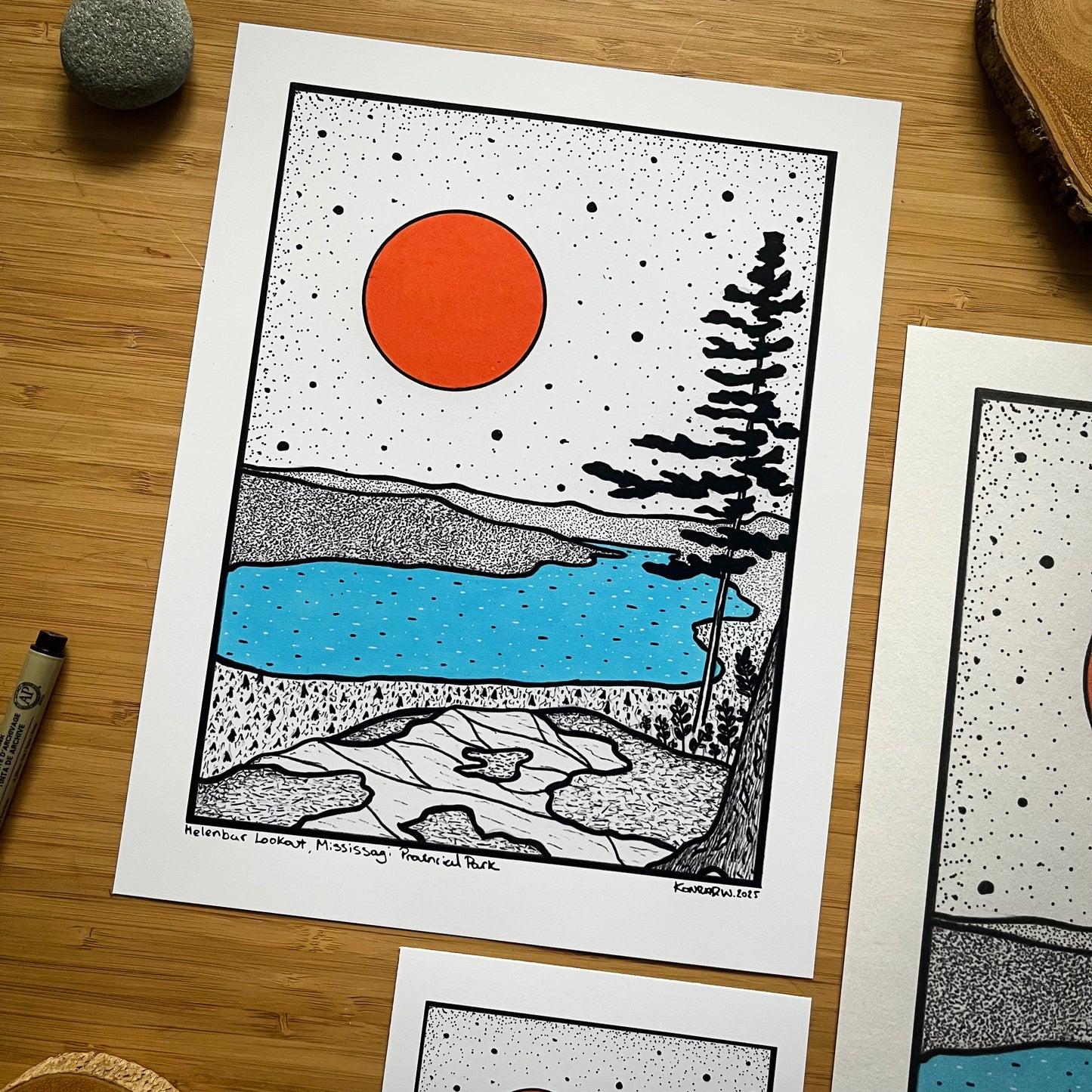 Mississagi Provincial Park - Pen and Ink PRINT