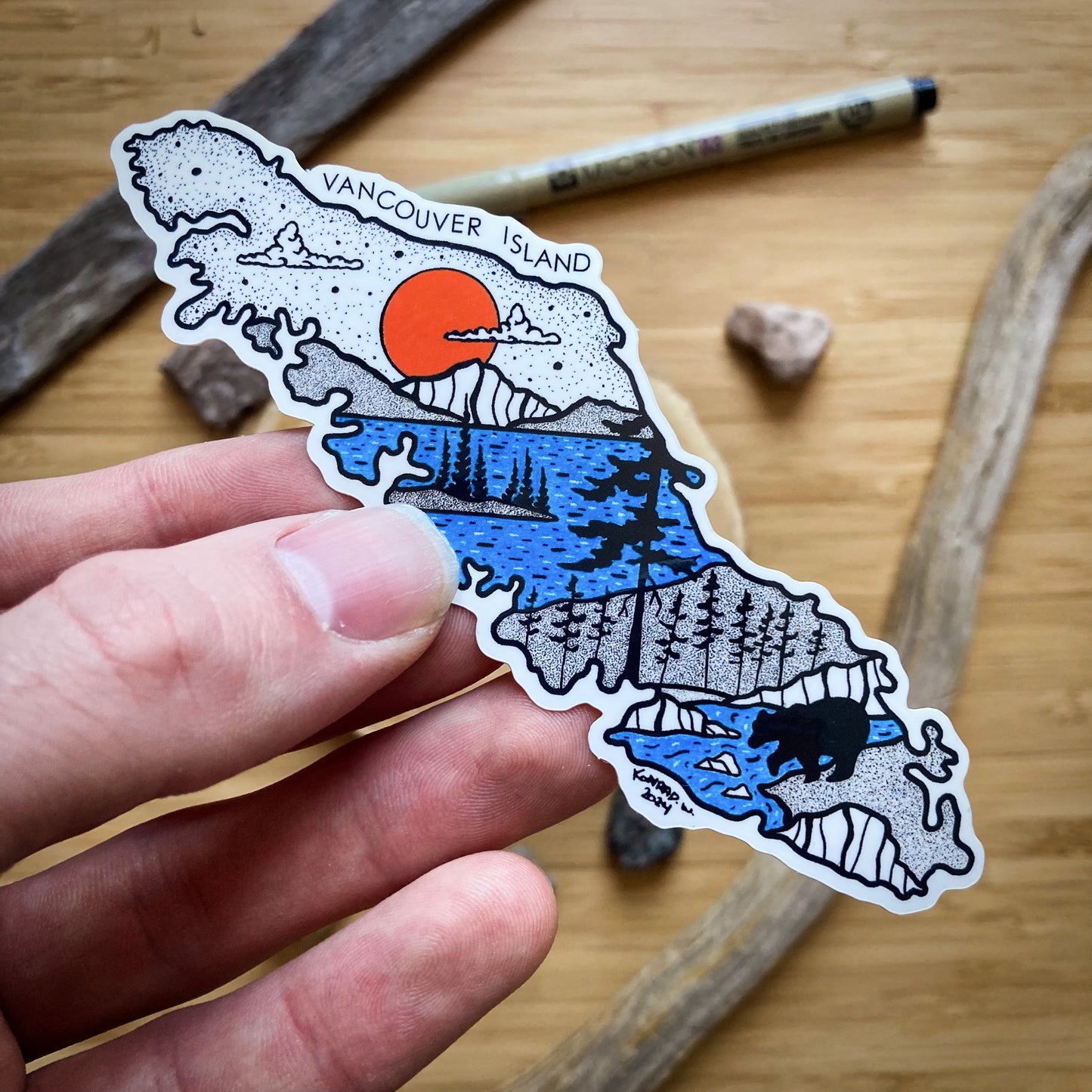 Vancouver Island Sticker