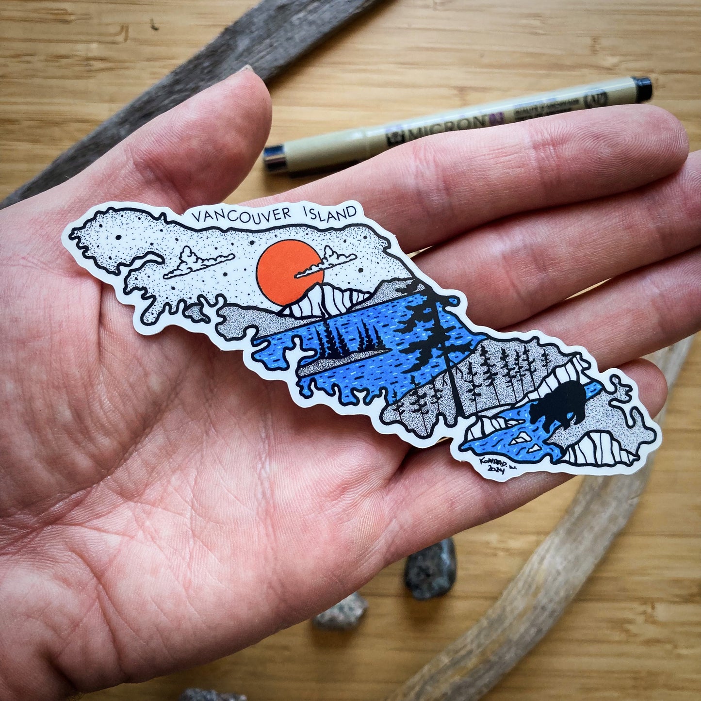 Vancouver Island Sticker