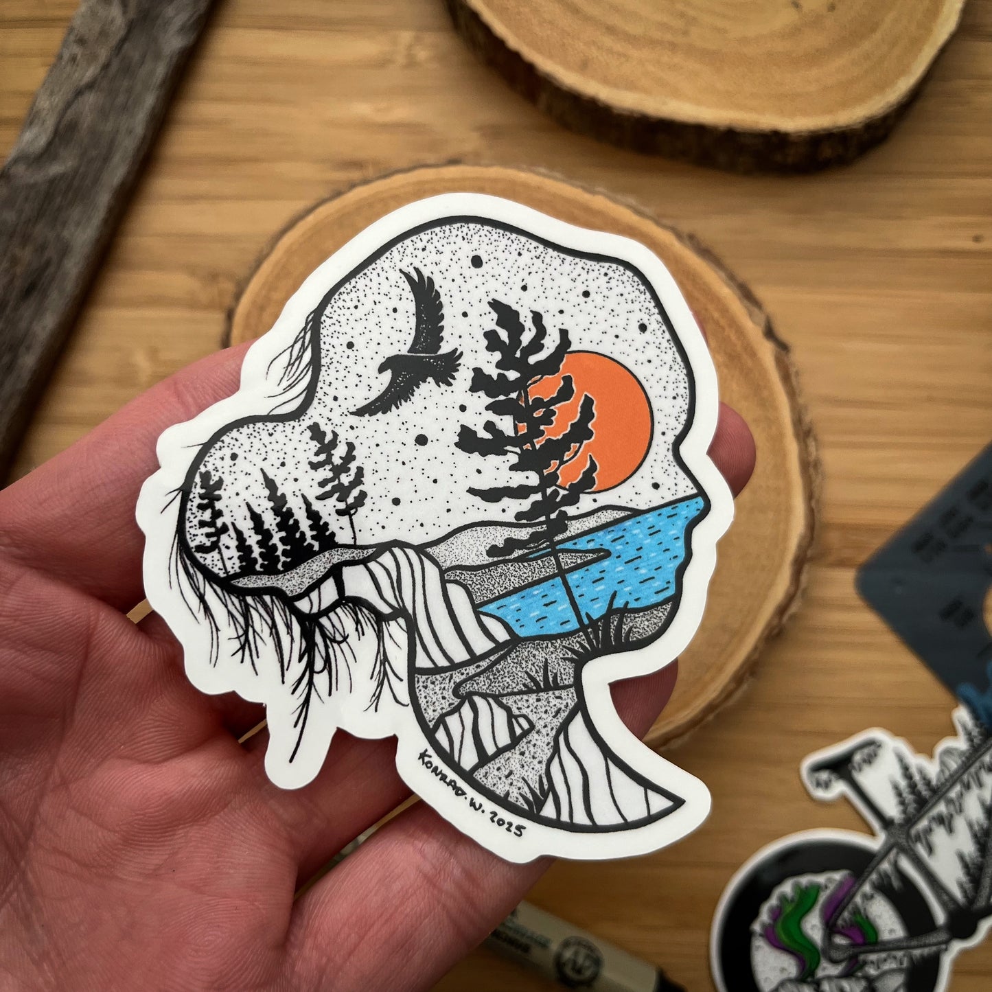 Nature Girl Sticker