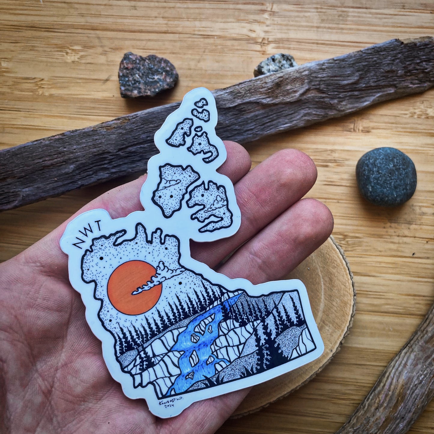 North West Territories Sticker