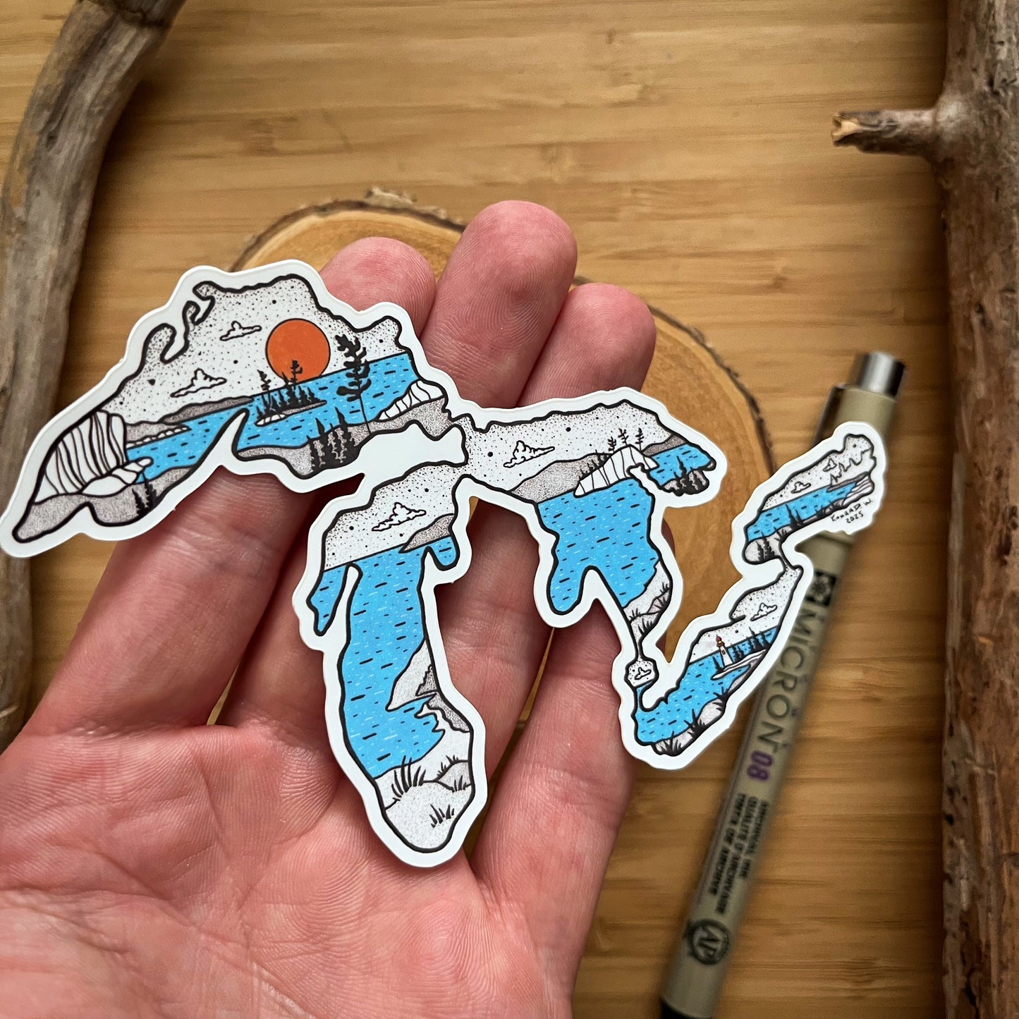The Great Lakes Sticker