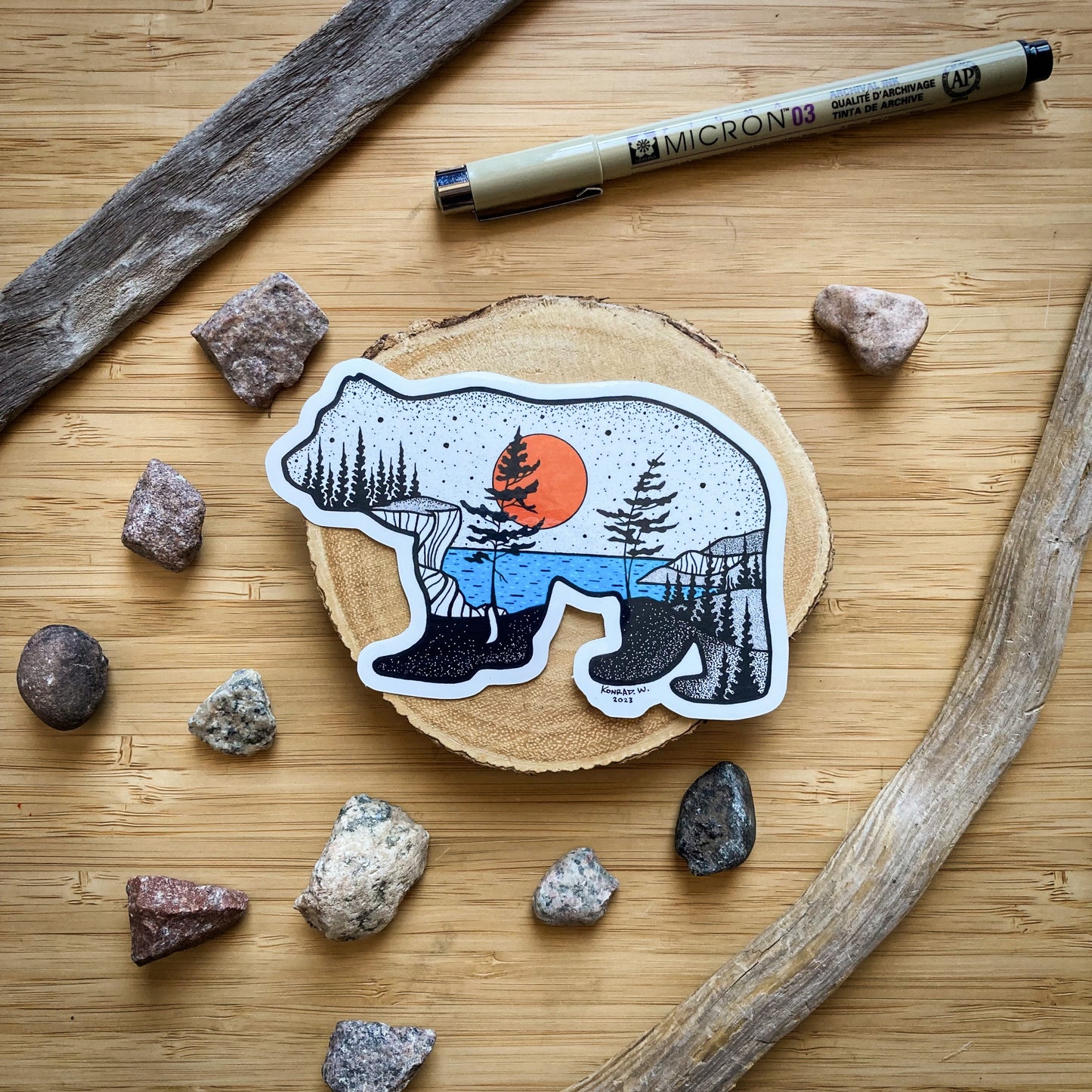 Bear Sticker