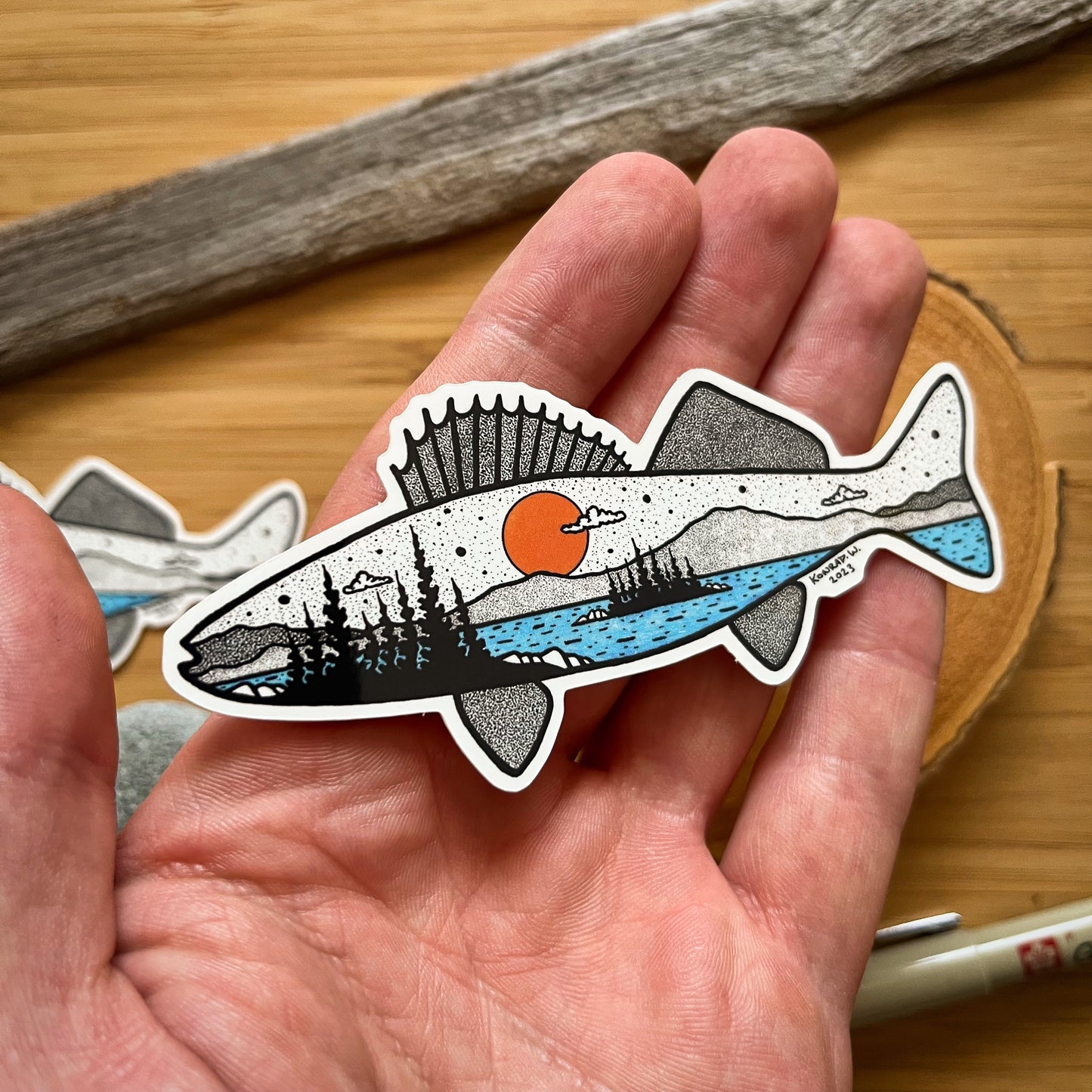 Walleye Sticker