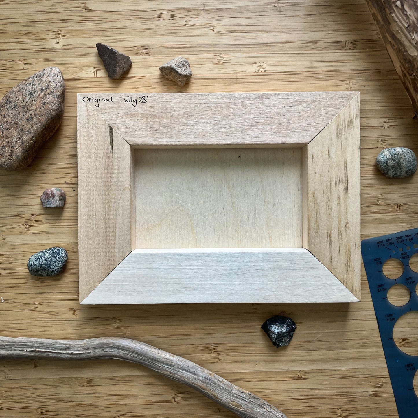 Lake Superior Mini - ORIGINAL 6x8 Wood Panel Illustration