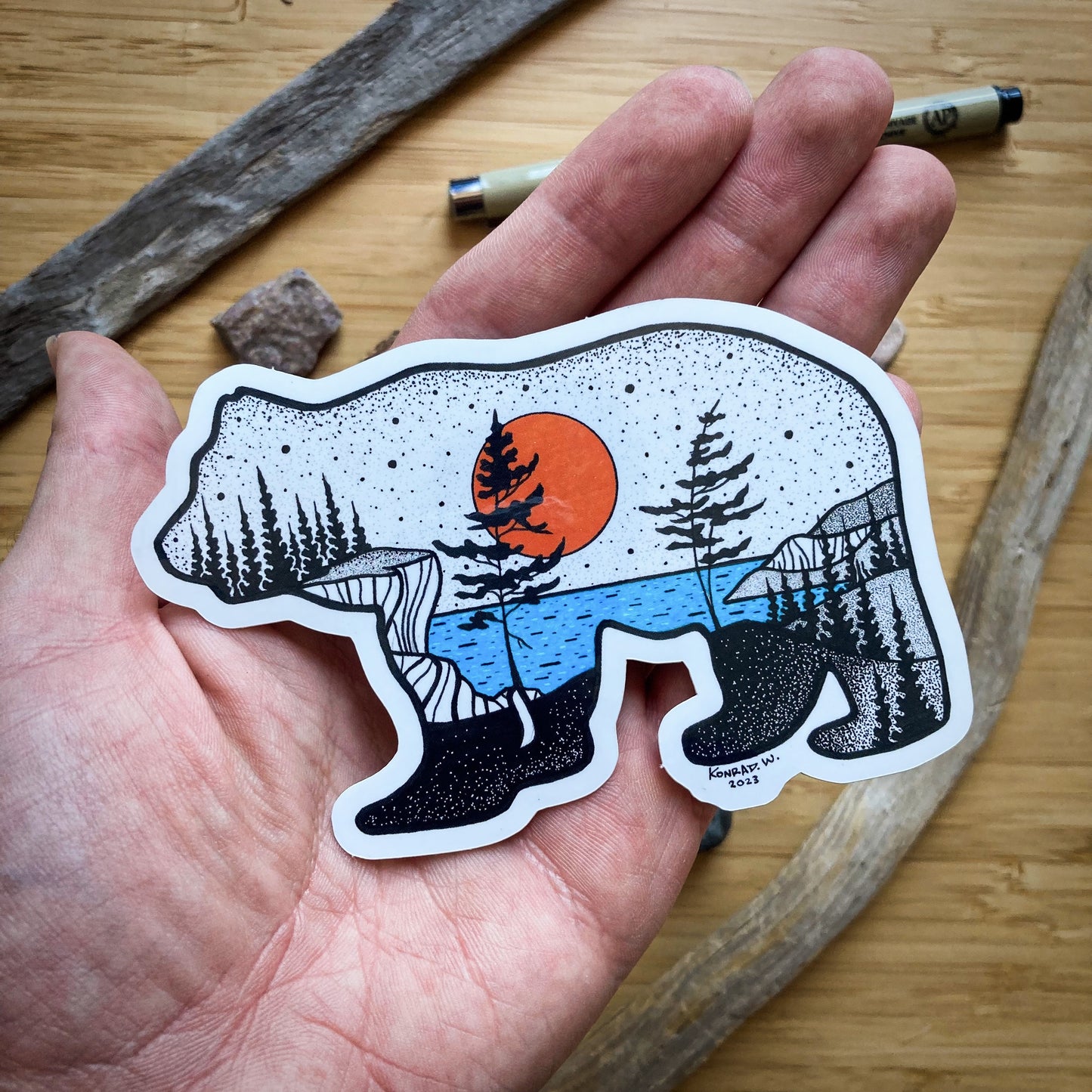 Bear Sticker