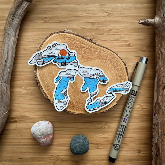 The Great Lakes Sticker