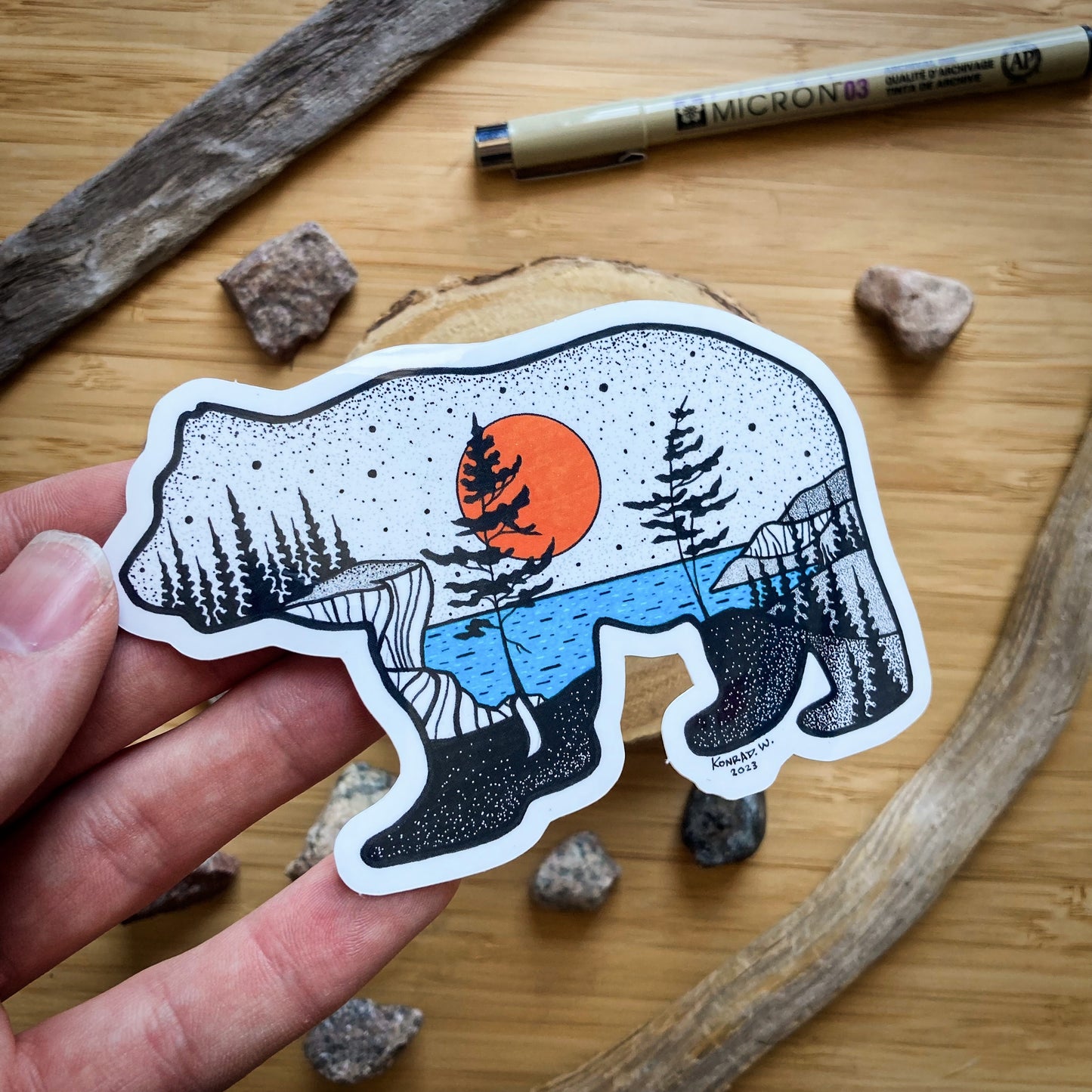 Bear Sticker