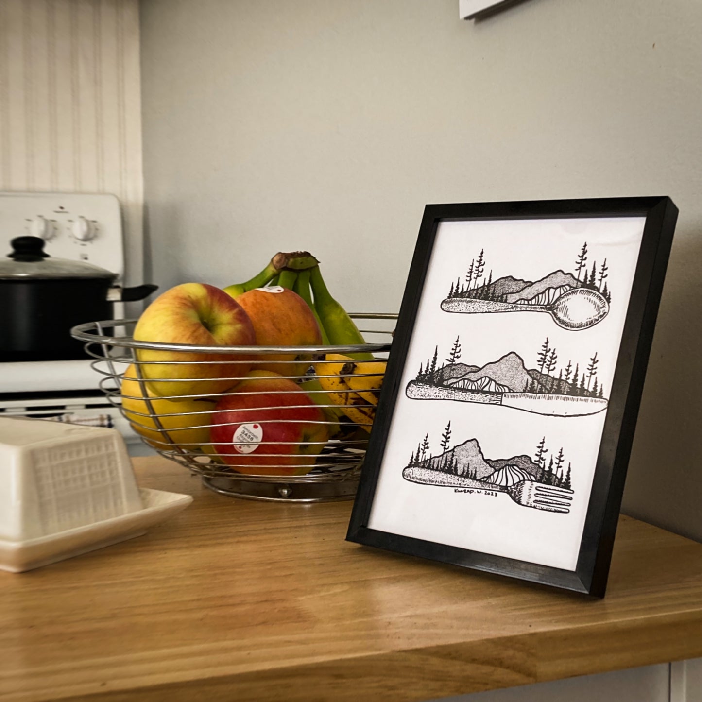 Cutlery - Pen and Ink PRINT