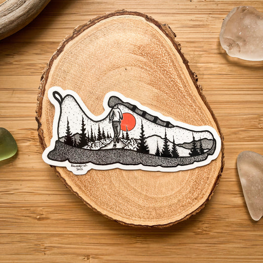 Running Shoe Sticker