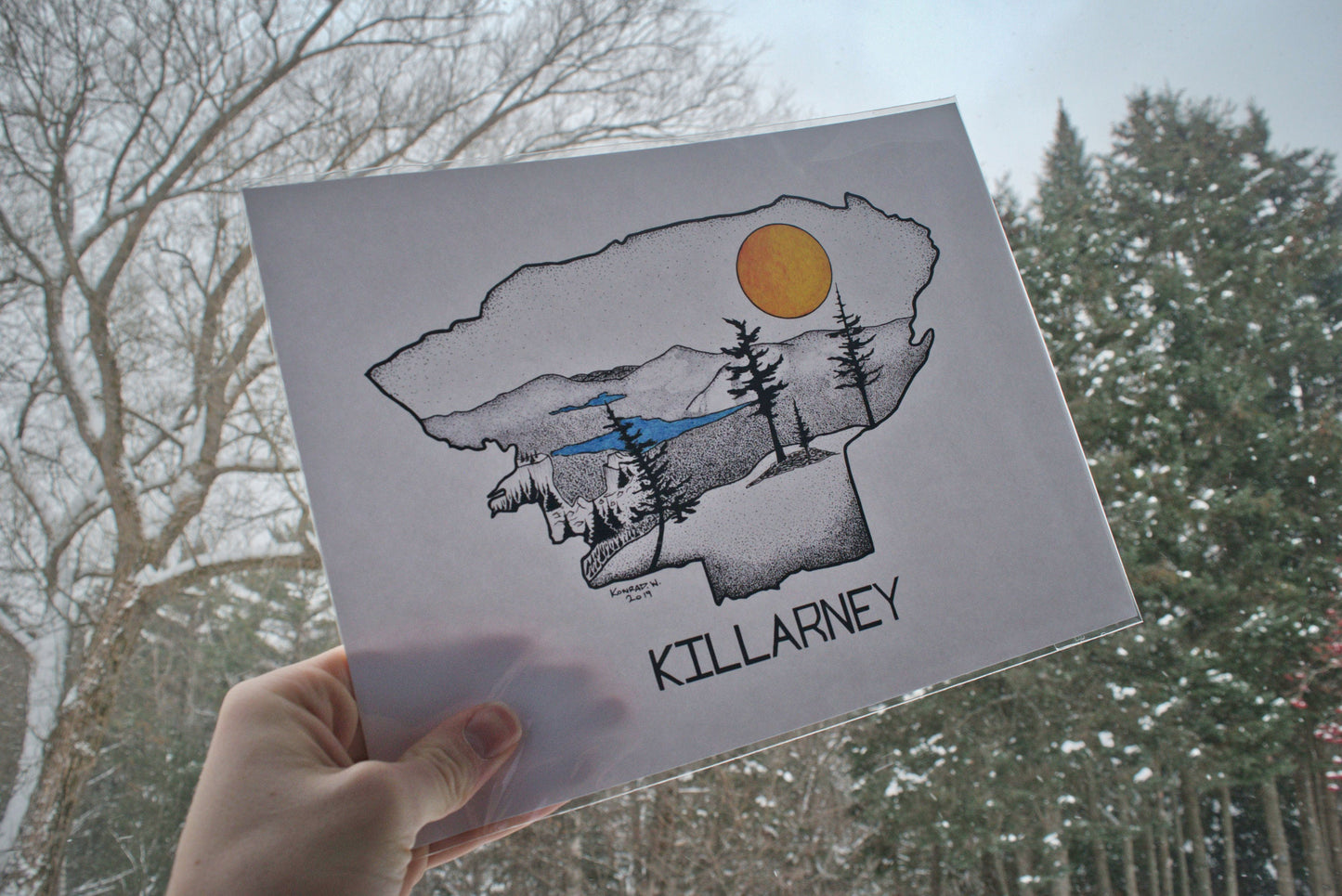 Killarney Provincial Park - Pen and Ink PRINT