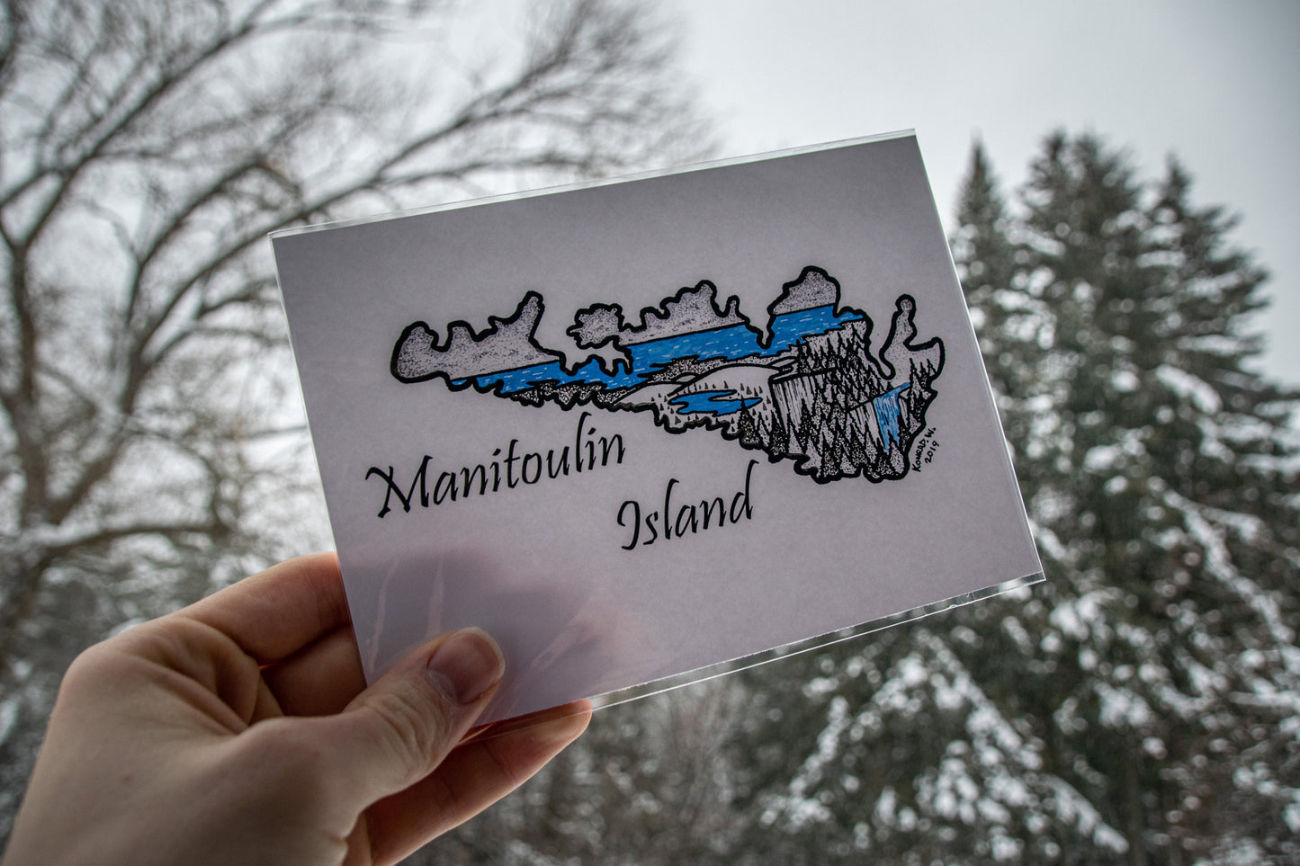Manitoulin Island - Pen and Ink PRINT