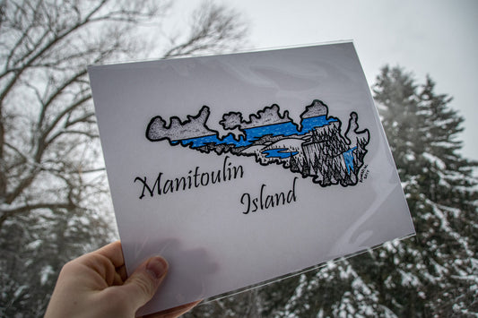Manitoulin Island - Pen and Ink PRINT