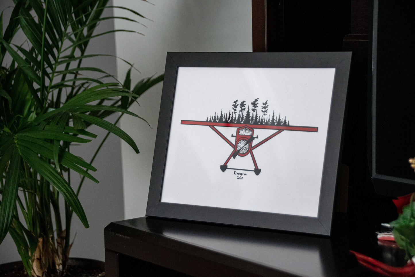 Bush Plane - Pen and Ink PRINT