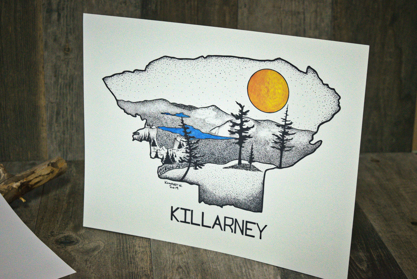 Killarney Provincial Park - Pen and Ink PRINT