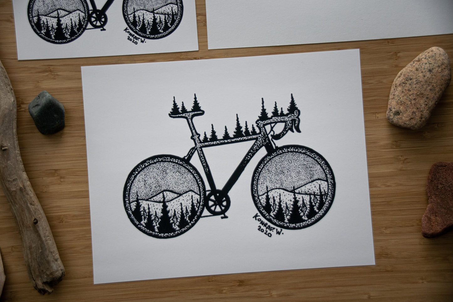 Road Bike - Pen and Ink PRINT