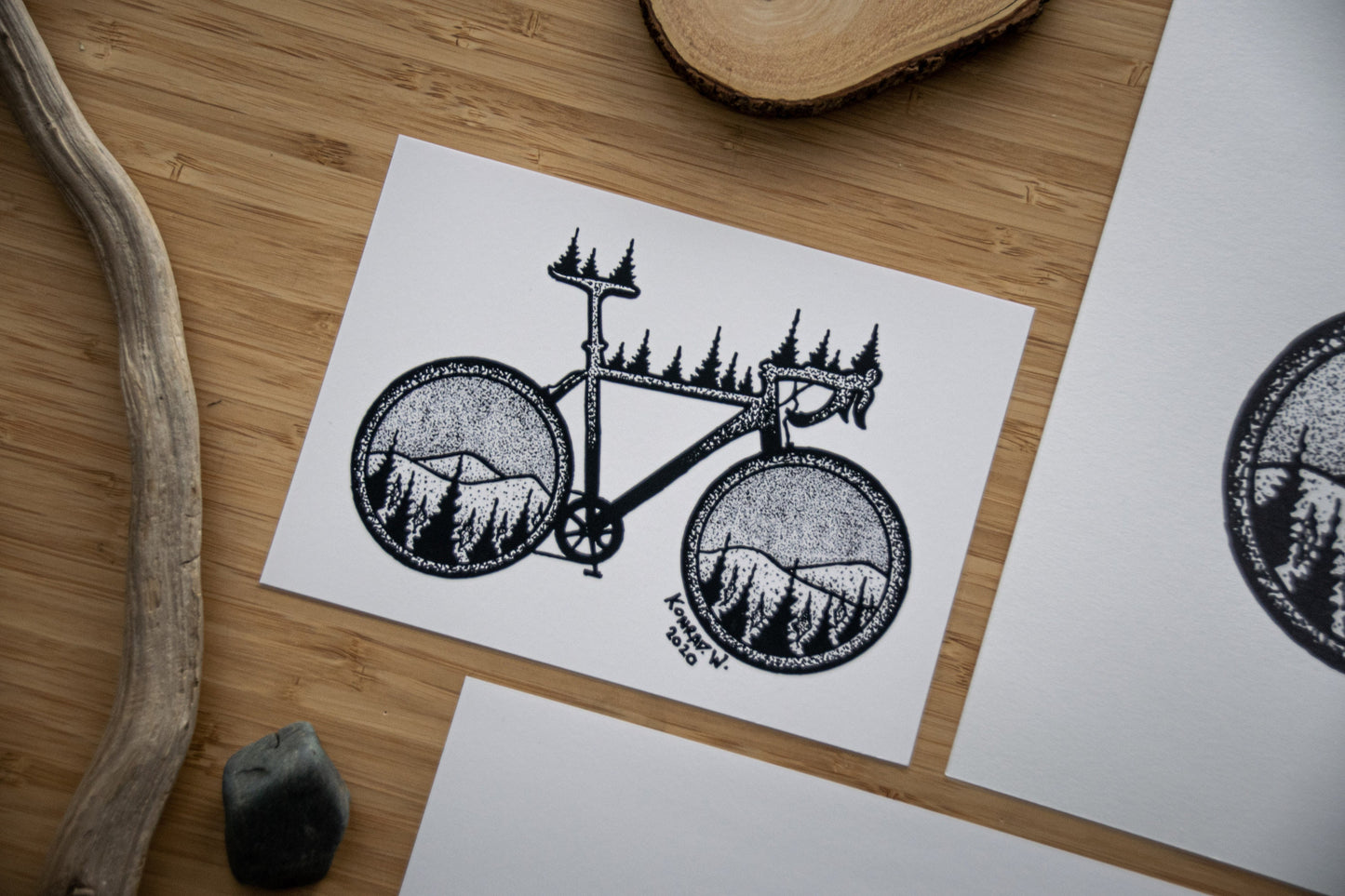 Road Bike - Pen and Ink PRINT