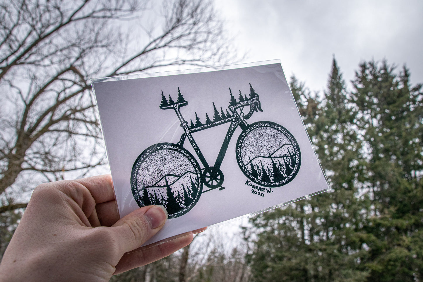 Road Bike - Pen and Ink PRINT