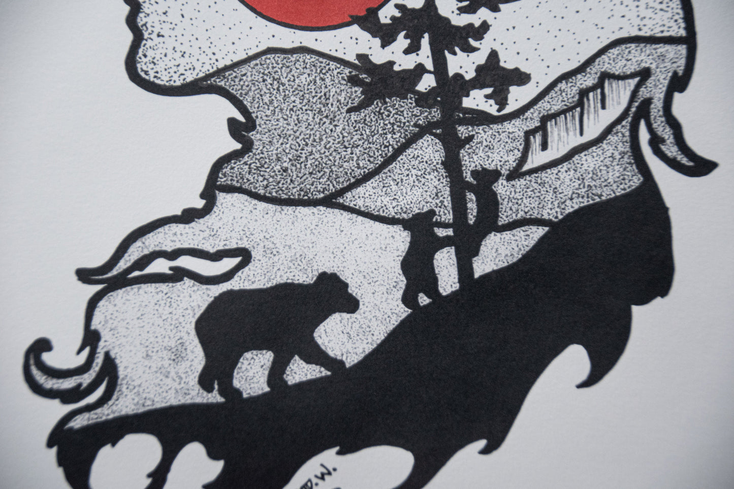 Mother Nature - Pen and Ink PRINT