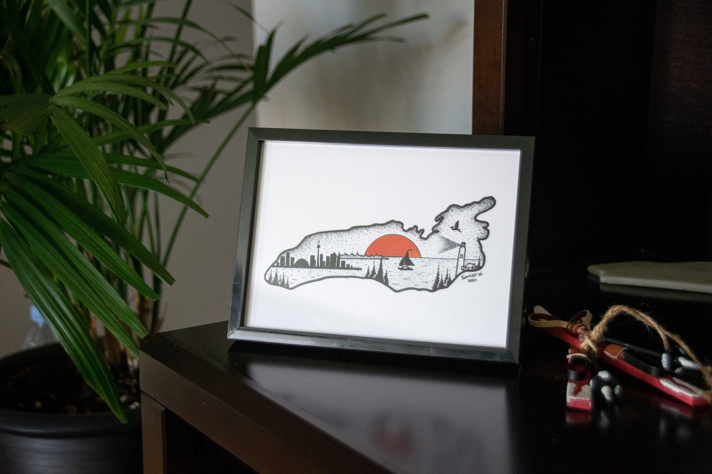 Lake Ontario - Pen and Ink PRINT