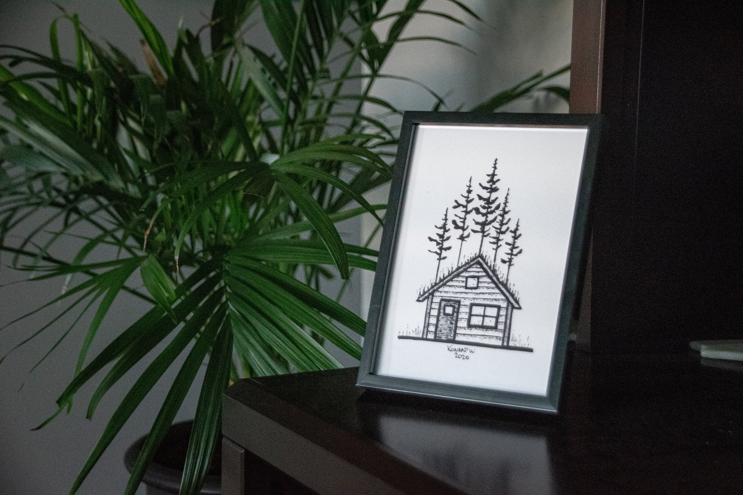 The Cabin - Pen and Ink PRINT