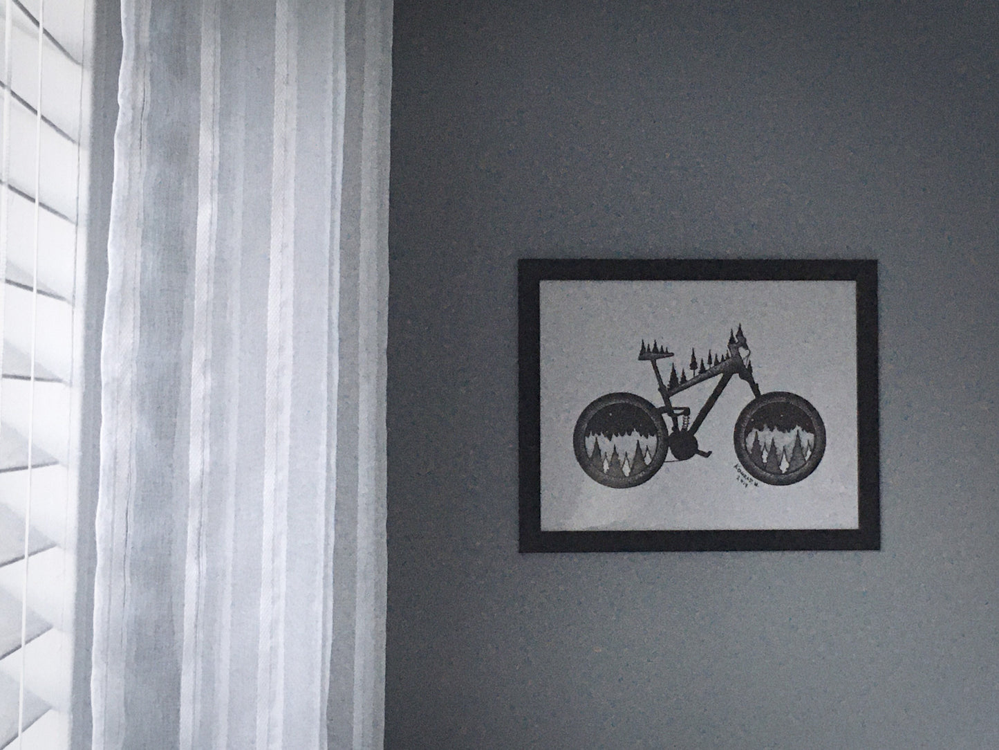 Mountain Bike - Pen and Ink PRINT