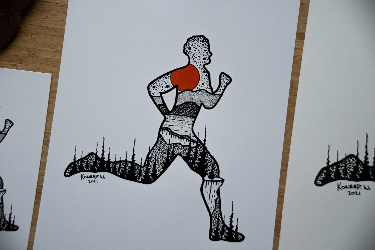 Runner - Pen and Ink PRINT