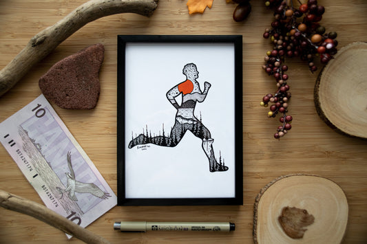 Runner - Pen and Ink PRINT