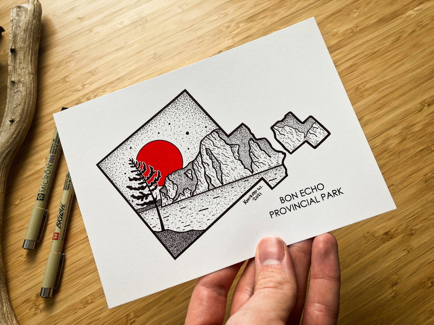 Bon Echo Provincial Park - Pen and Ink PRINT