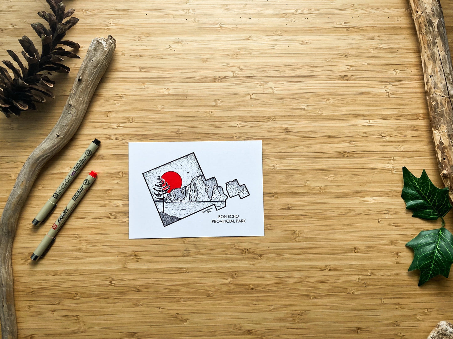 Bon Echo Provincial Park - Pen and Ink PRINT