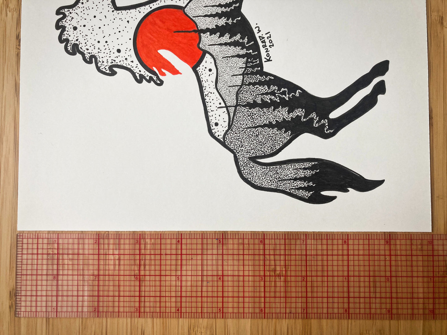 Jumping Horse - 8x10 ORIGINAL Pen and Ink Illustration