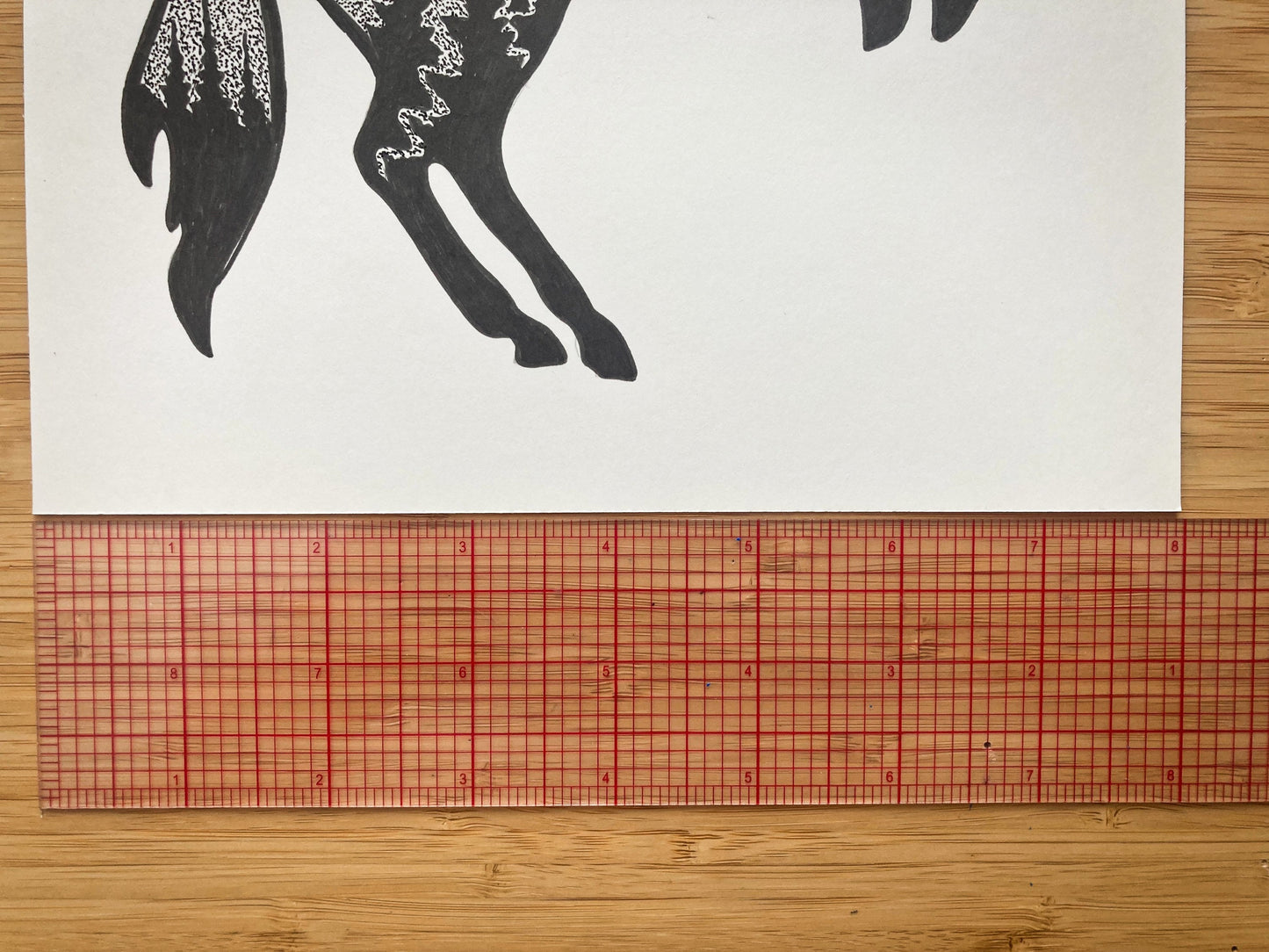 Jumping Horse - 8x10 ORIGINAL Pen and Ink Illustration