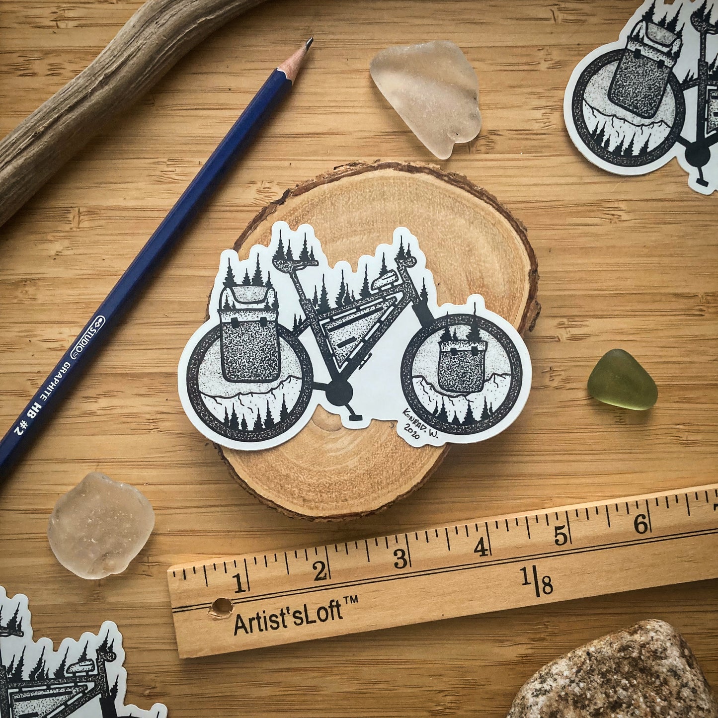 Bikepacking Sticker