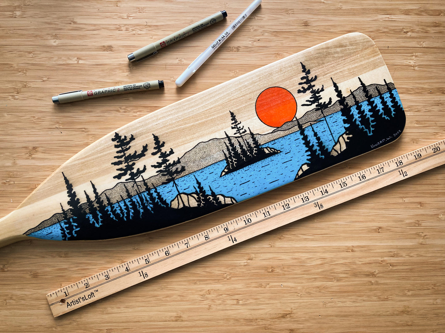 Original Paddle Illustration