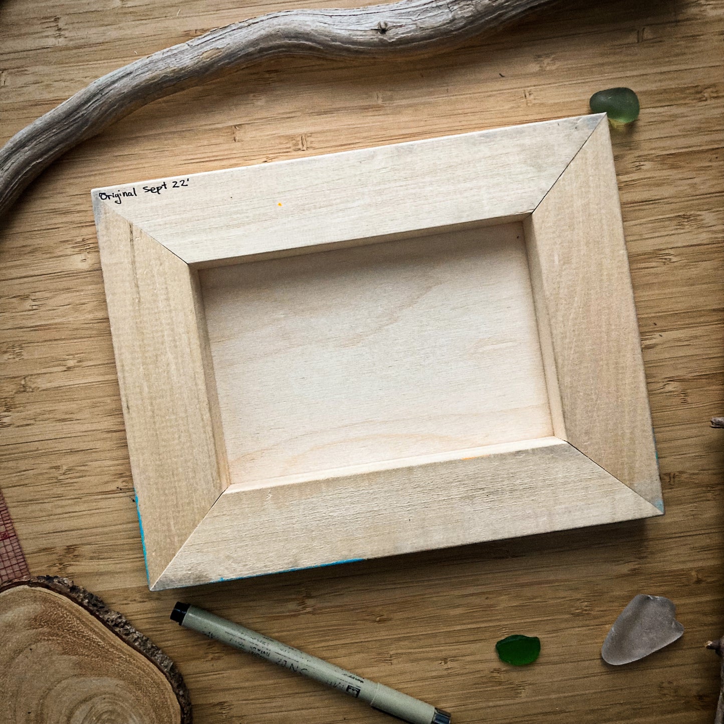 Coastal Dream - ORIGINAL 7x9 Wood Panel Illustration