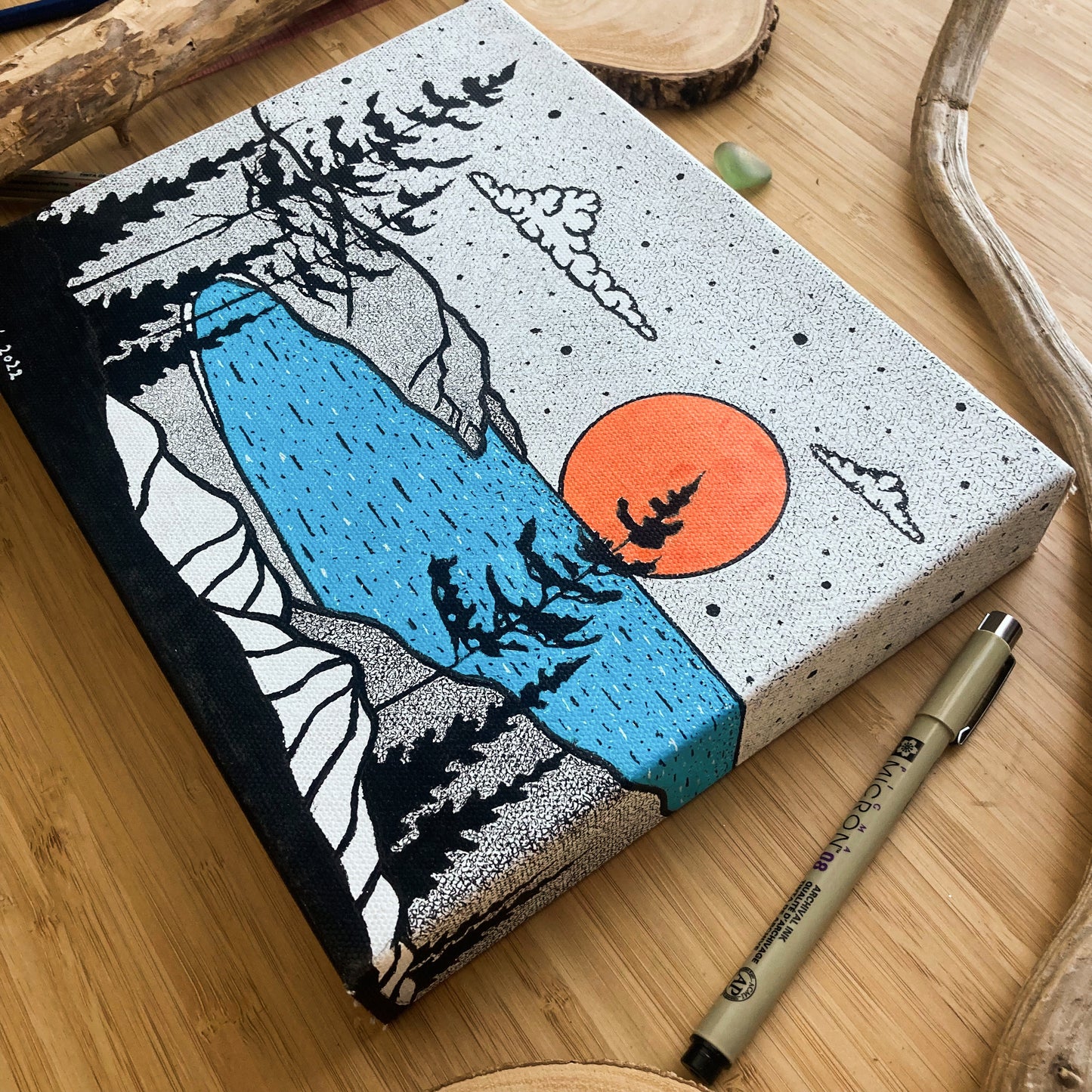 Nokomis - ORIGINAL 8x10 Canvas Illustration