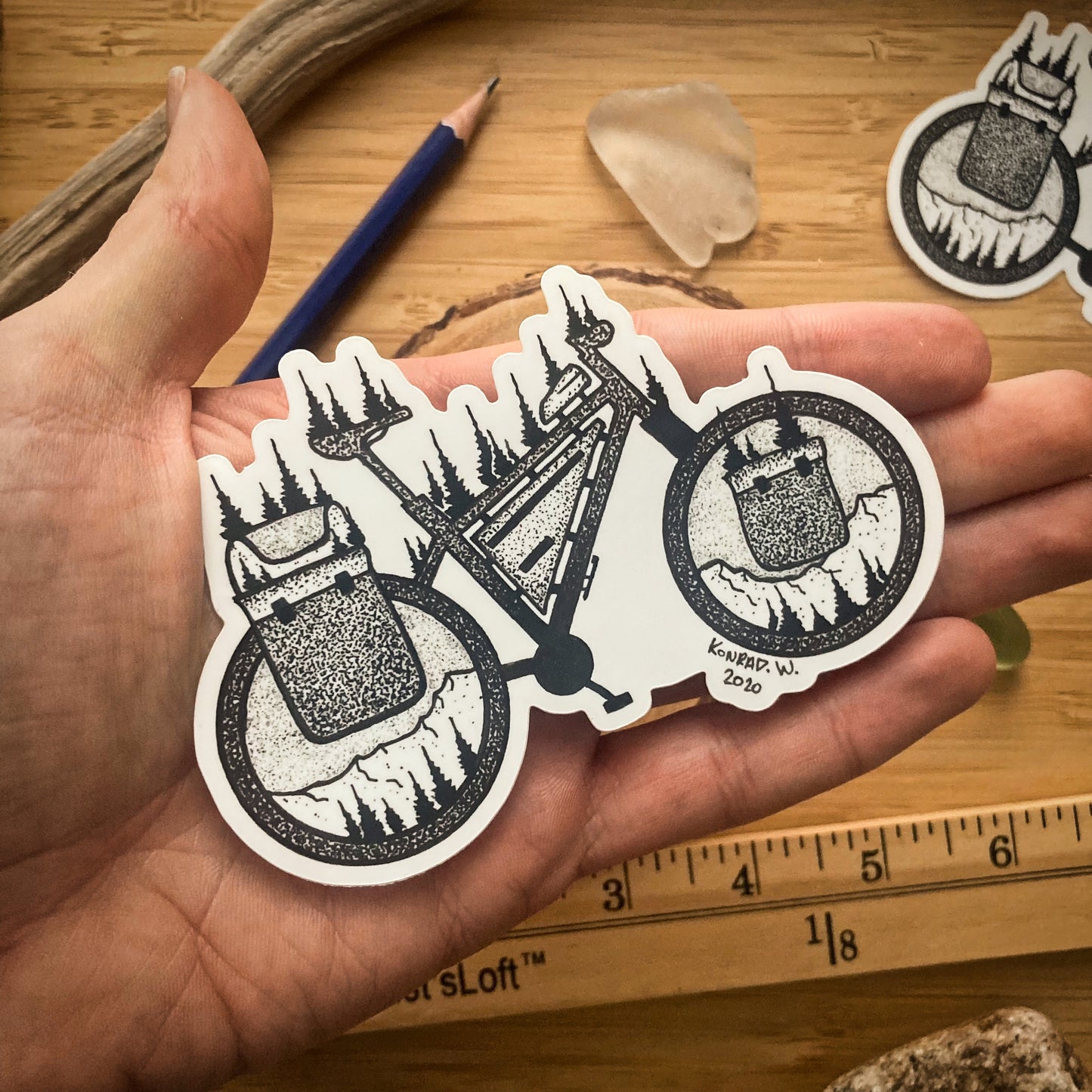 Bikepacking Sticker