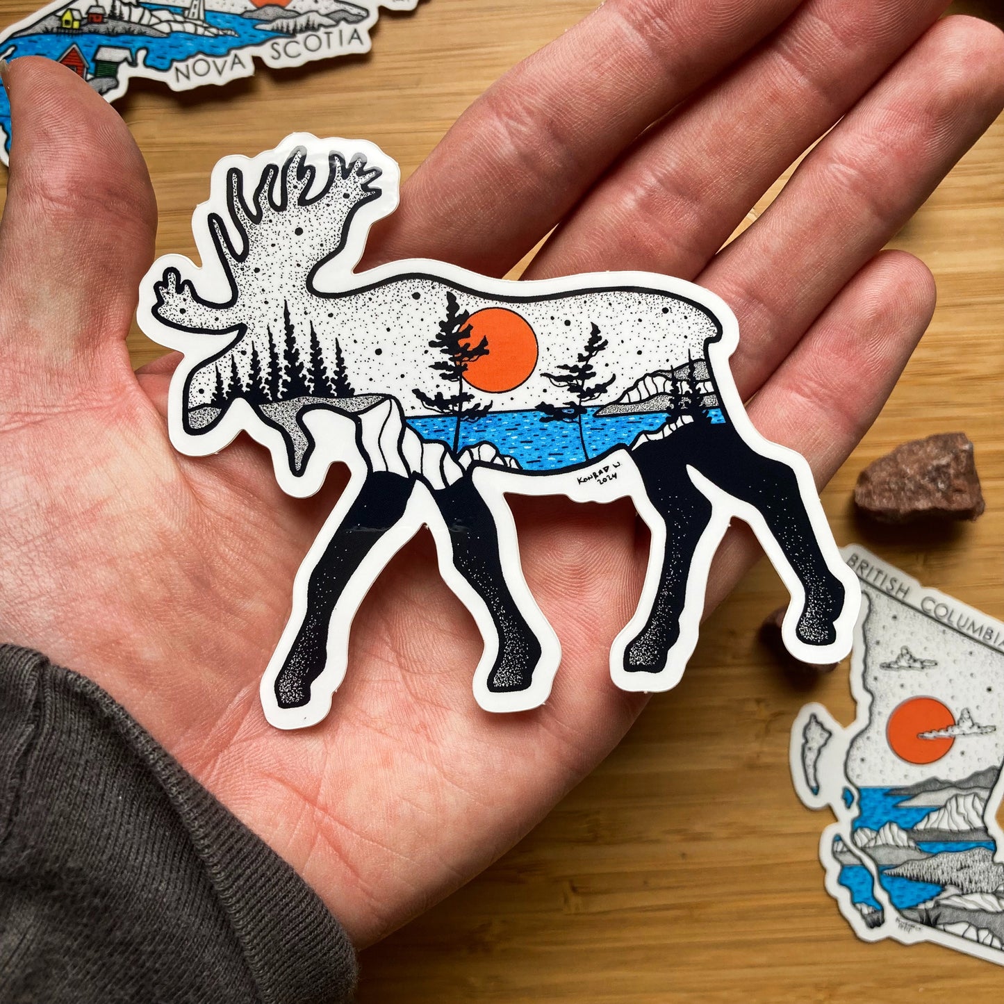 Moose Sticker