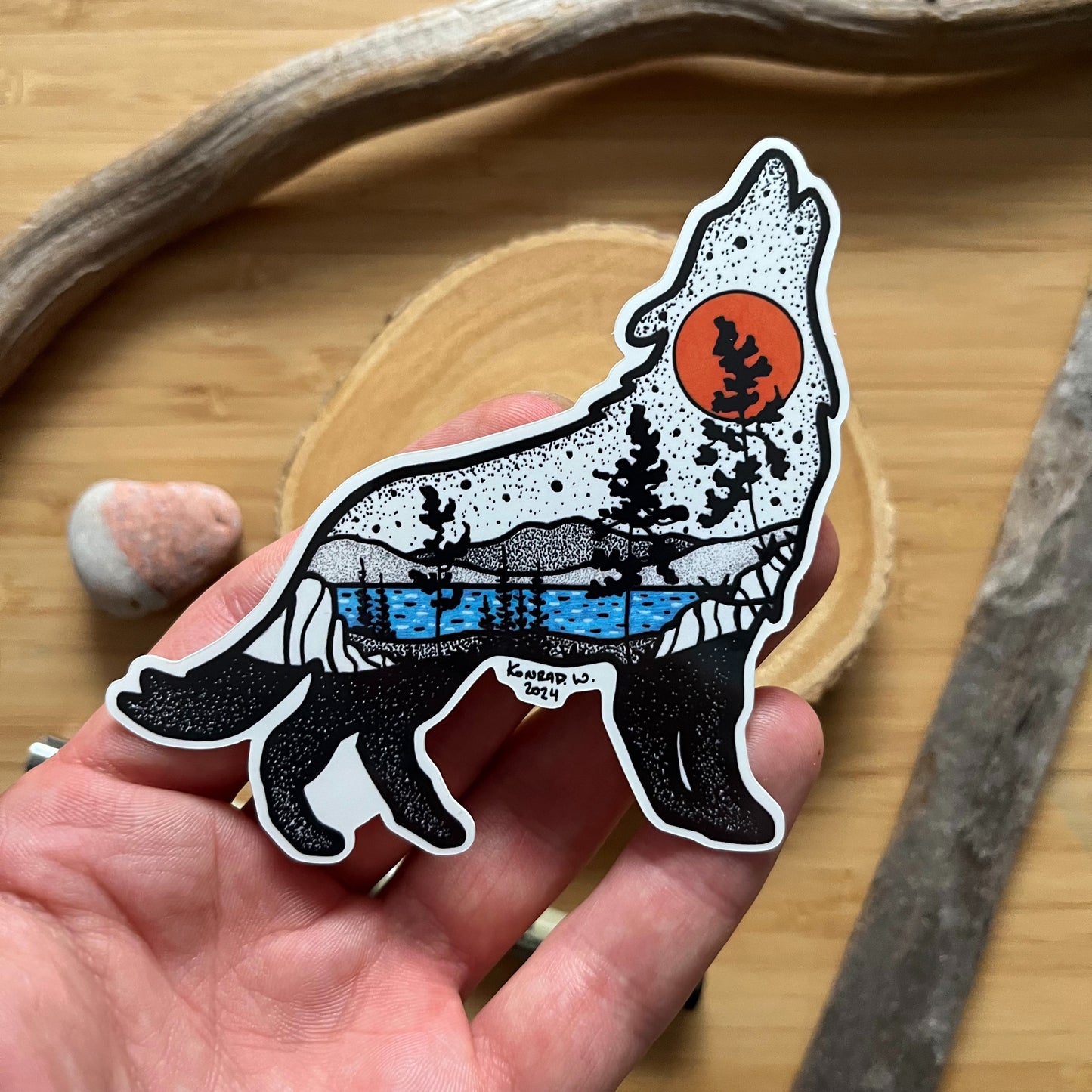 Wolf Sticker
