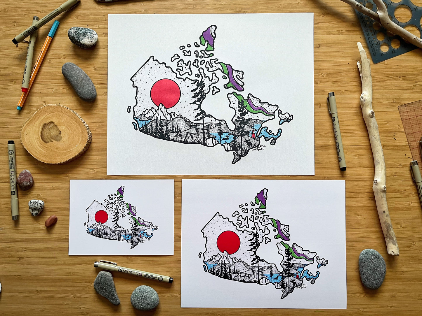 Canada - Pen and Ink PRINT (2026 edition)