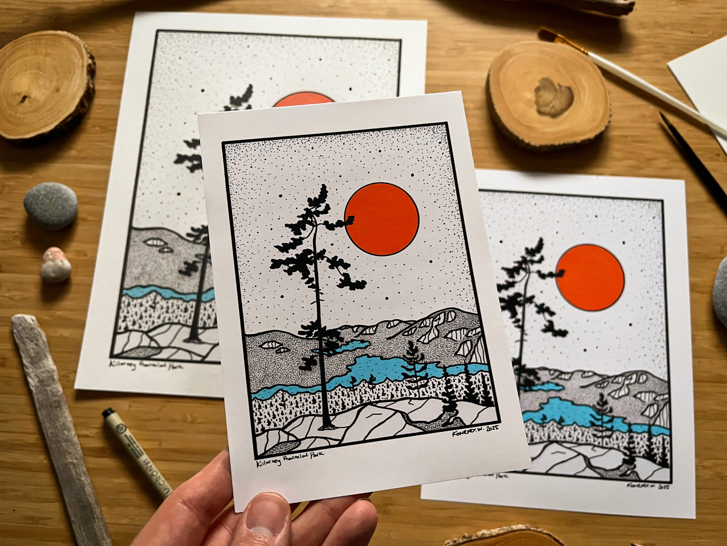 Killarney Provincial Park - Pen and Ink PRINT