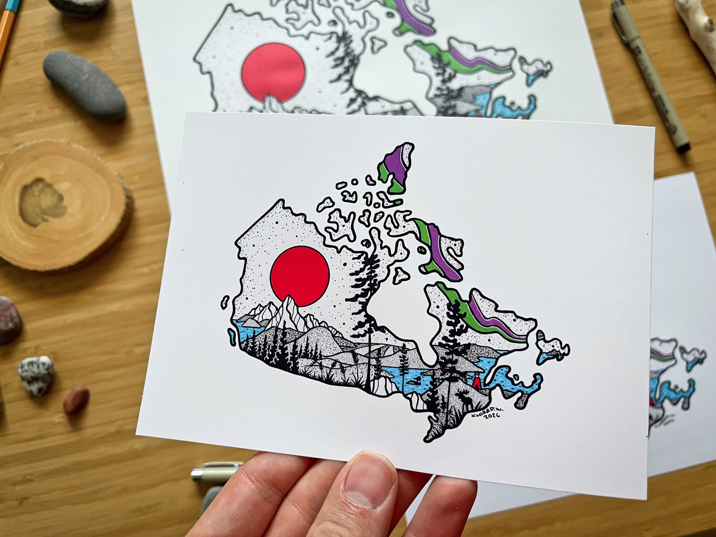 Canada - Pen and Ink PRINT (2026 edition)