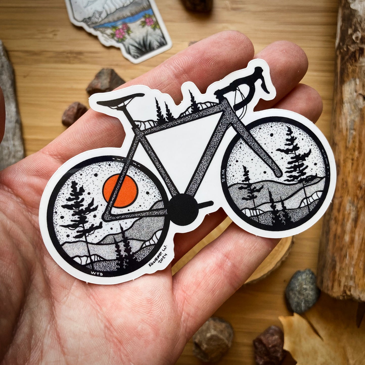 Road Bike Sticker - 2024 Edition