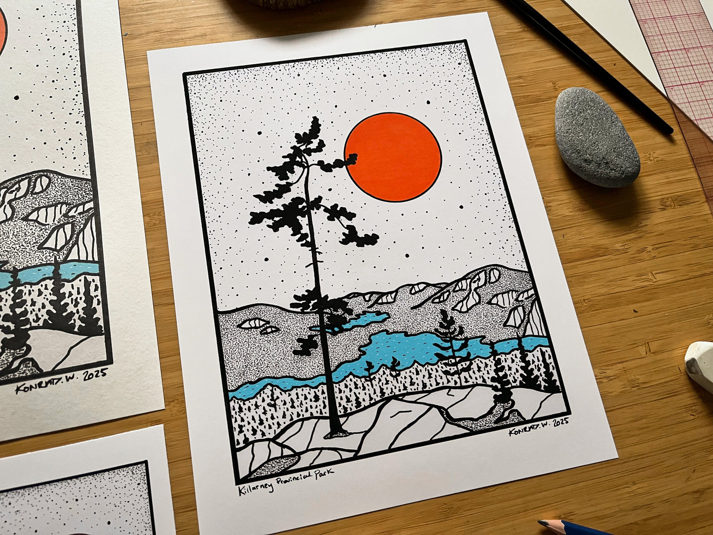 Killarney Provincial Park - Pen and Ink PRINT