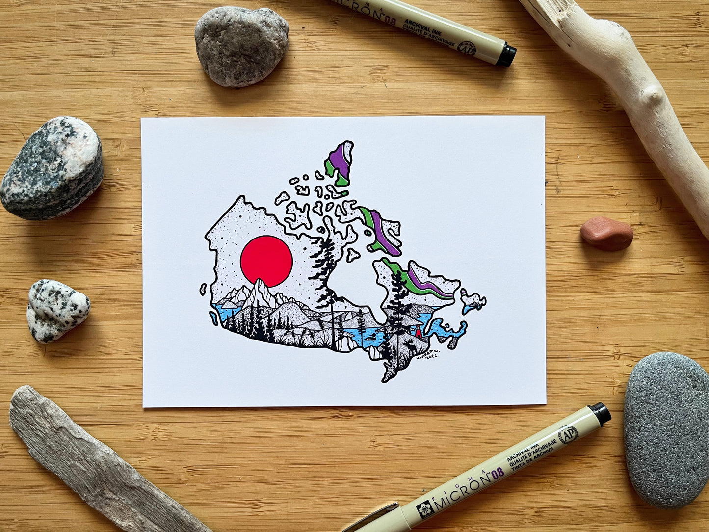 Canada - Pen and Ink PRINT (2026 edition)