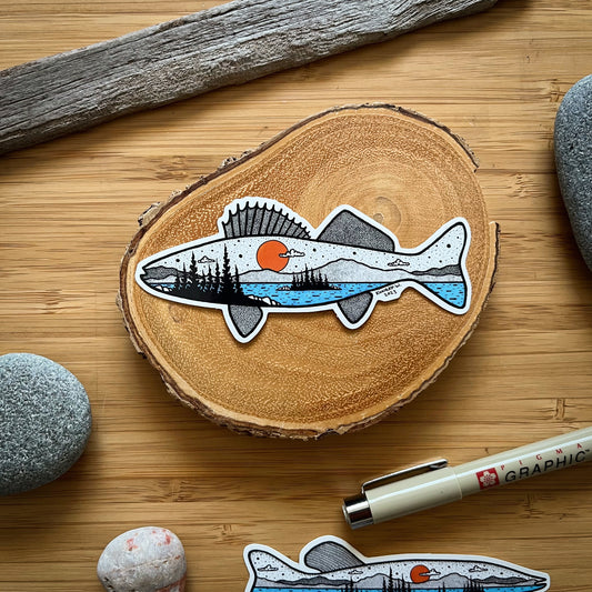 Walleye Sticker