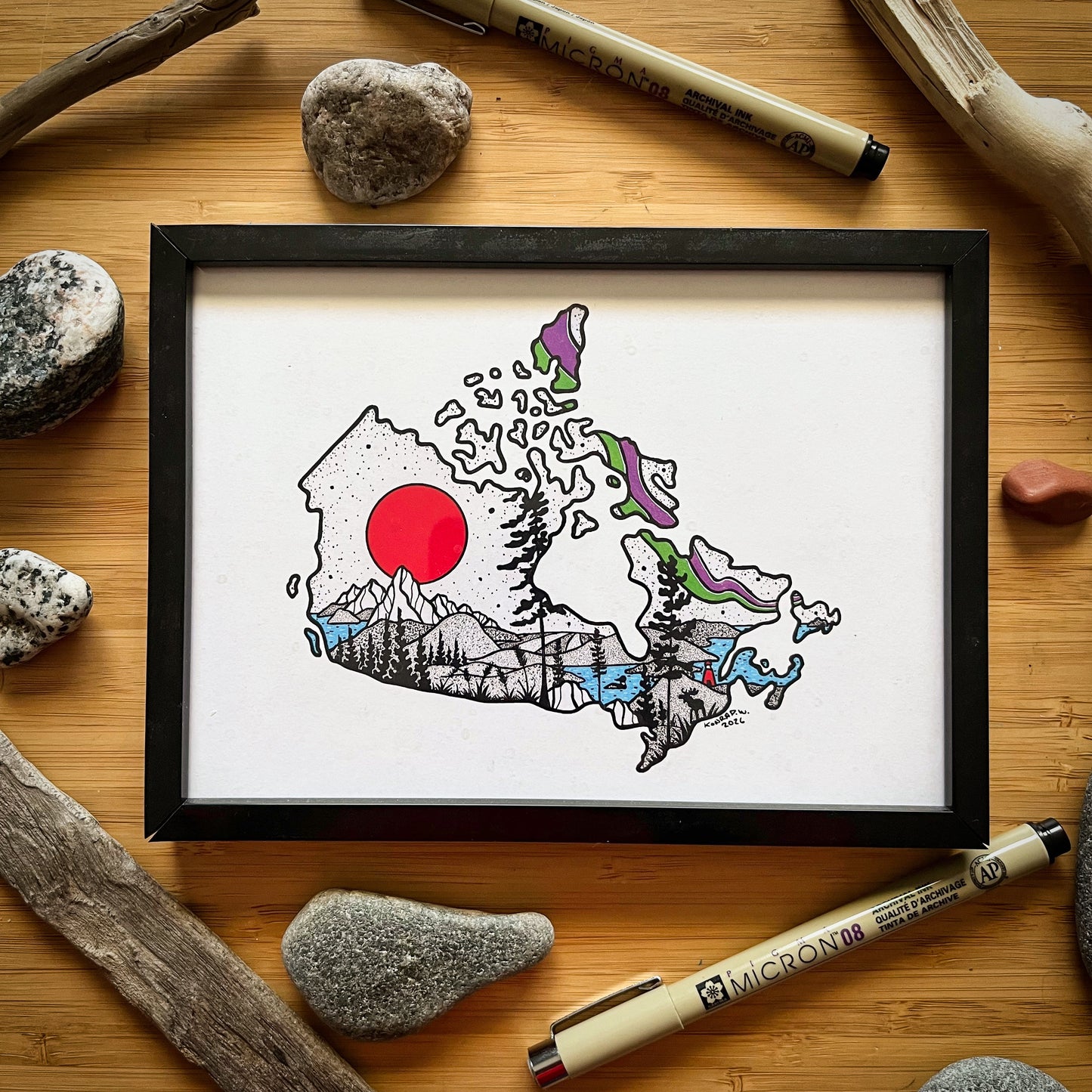 Canada - Pen and Ink PRINT (2026 edition)