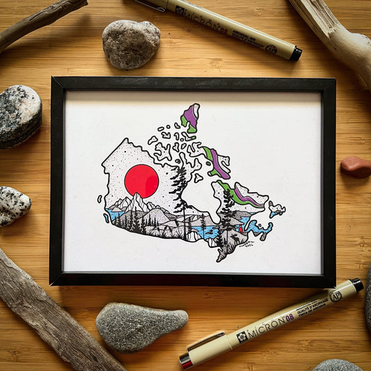 Canada - Pen and Ink PRINT (2026 edition)