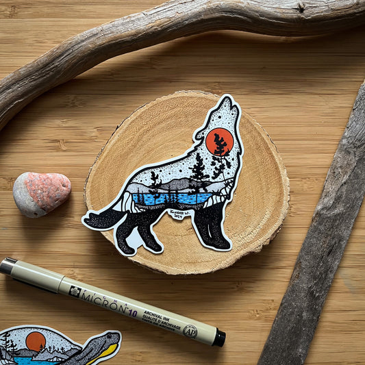 Wolf Sticker