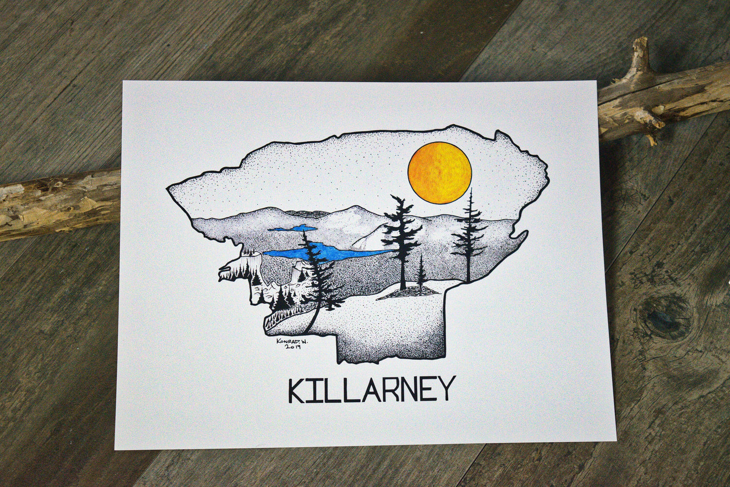 Killarney Provincial Park - Pen and Ink PRINT
